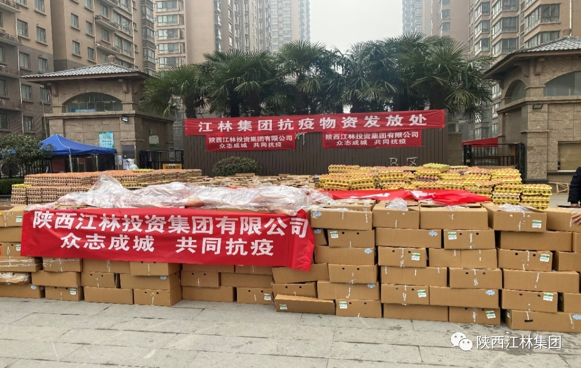 【视频】同心战疫 江林集团50吨爱心物资赠社区